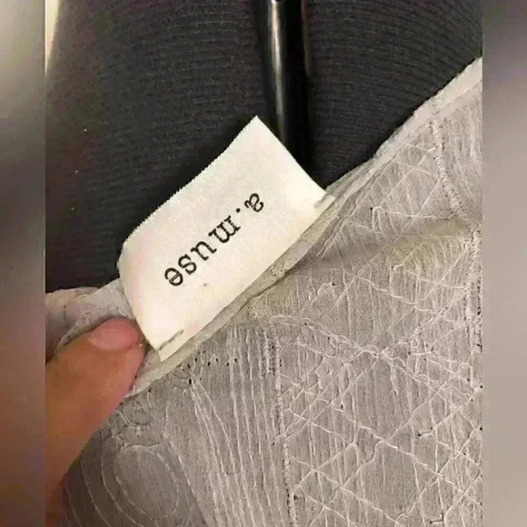 a. muse gray lightweight vest duster women Medium - Picture 5 of 7